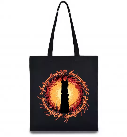 Эко-сумка Володар перстнів Tower Черный фото
