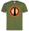 Мужская футболка Володар перстнів Tower Оливковый фото