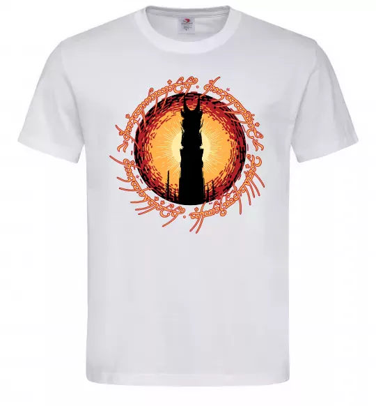 Мужская футболка Володар перстнів Tower Белый фото