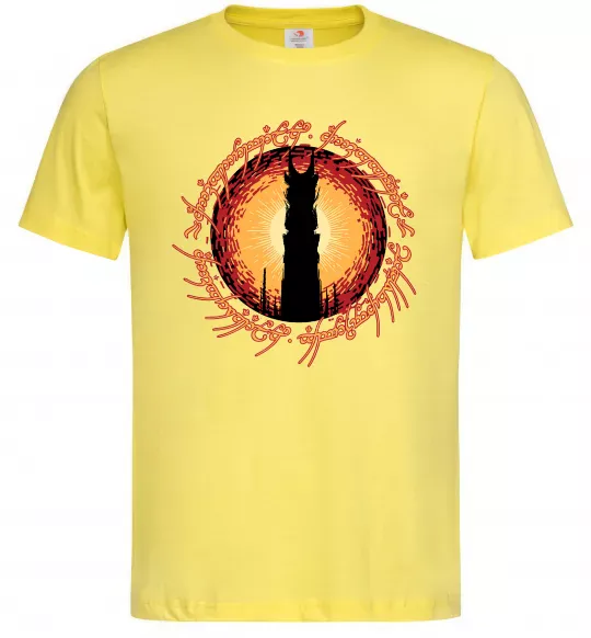 Мужская футболка Володар перстнів Tower Лимонный фото