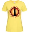 Жіноча футболка Володар перстнів Tower Лимонний Жіноча футболка Володар перстнів Tower Лимонний фото