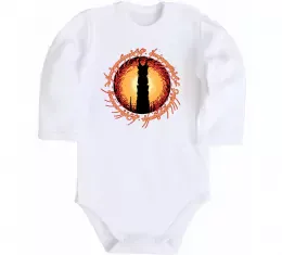 Дитячий бодік Володар перстнів Tower Білий фото