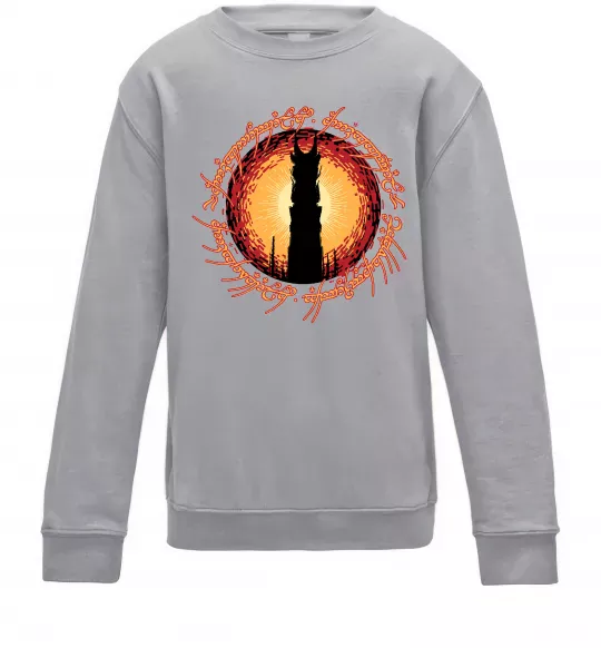 Детский Свитшот Володар перстнів Tower Серый меланж фото