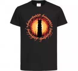 Детская футболка Володар перстнів Tower Черный фото