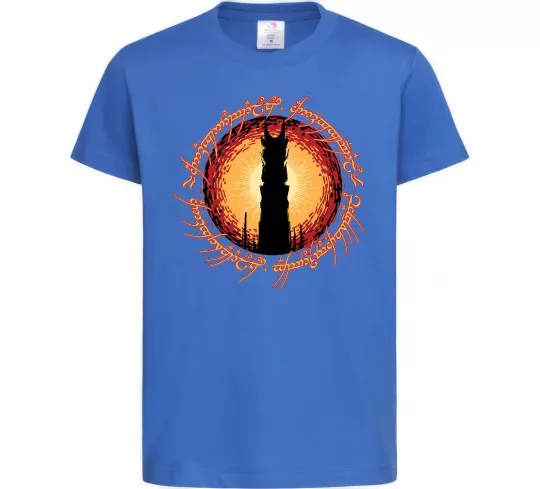 Дитяча футболка Володар перстнів Tower Яскраво-синій фото