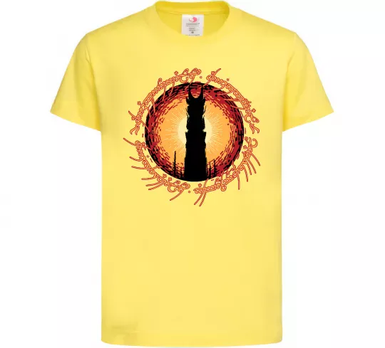 Дитяча футболка Володар перстнів Tower Лимонний фото
