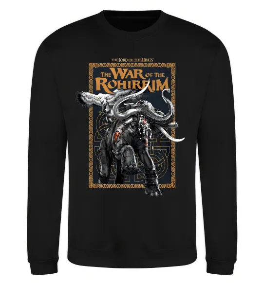 Свитшот War of the Rohirrim Черный фото