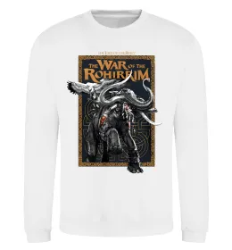 Свитшот War of the Rohirrim Белый фото