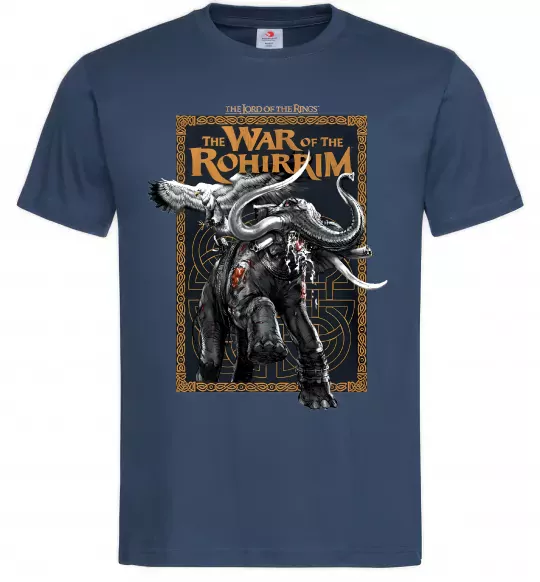 Чоловіча футболка War of the Rohirrim Темно-синій фото