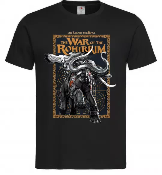 Чоловіча футболка War of the Rohirrim Чорний фото