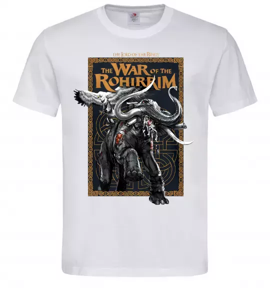 Чоловіча футболка War of the Rohirrim Білий фото