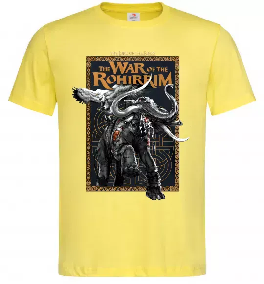 Чоловіча футболка War of the Rohirrim Лимонний фото