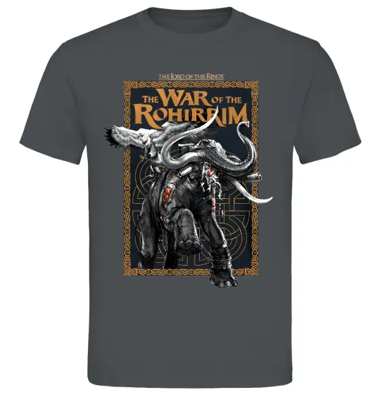Чоловіча футболка War of the Rohirrim Графіт фото