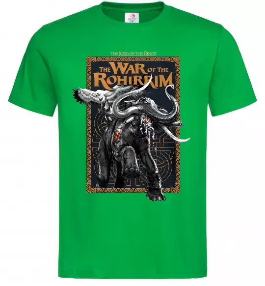 Чоловіча футболка War of the Rohirrim Зелений фото