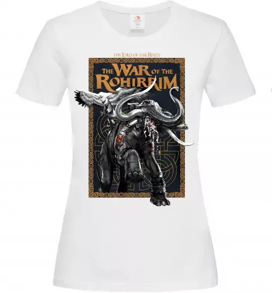 Женская футболка War of the Rohirrim Белый фото