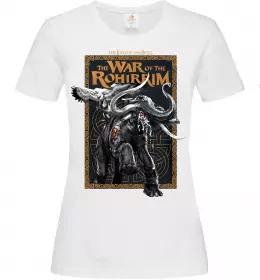Женская футболка War of the Rohirrim Белый фото