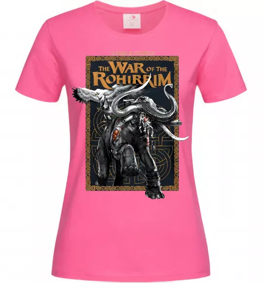 Женская футболка War of the Rohirrim Ярко-розовый фото