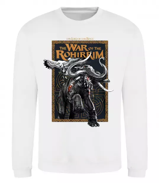 Світшот War of the Rohirrim Білий фото