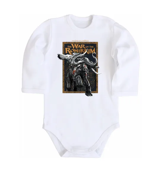 Детский боди War of the Rohirrim Белый фото