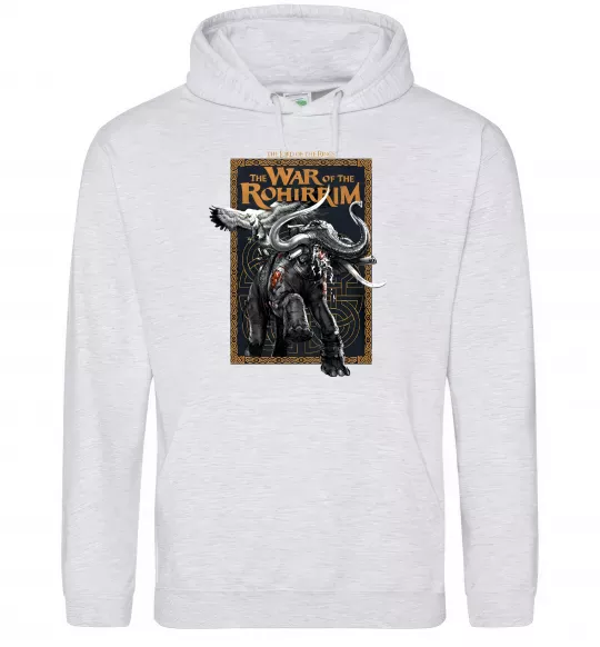 Жіноча толстовка (худі) War of the Rohirrim Сірий меланж фото