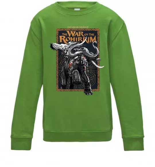 Детский Свитшот War of the Rohirrim Лаймовый фото