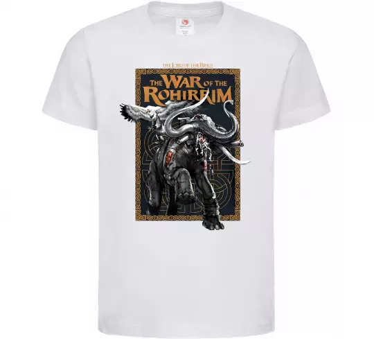 Дитяча футболка War of the Rohirrim Білий фото