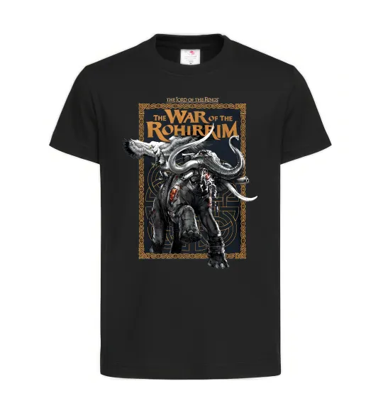 Дитяча футболка War of the Rohirrim Чорний фото