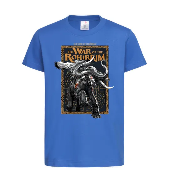 Дитяча футболка War of the Rohirrim Яскраво-синій фото