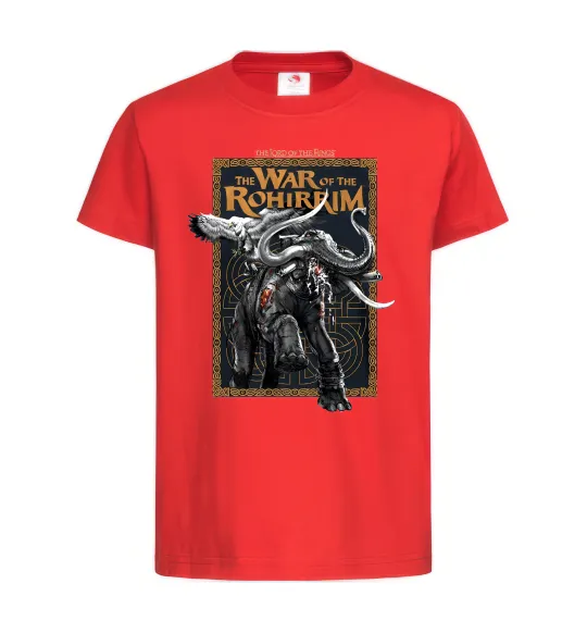 Дитяча футболка War of the Rohirrim Червоний фото