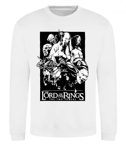 Свитшот The two towers Белый фото