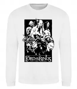 Свитшот The two towers Белый фото