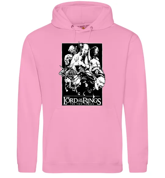 Женская толстовка (худи) The two towers Розовый фото