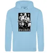 Женская толстовка (худи) The two towers Голубой фото