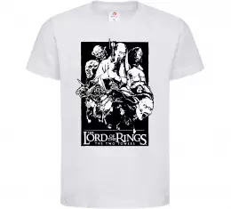 Детская футболка The two towers Белый фото