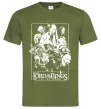 Мужская футболка The two towers Оливковый Мужская футболка The two towers Оливковый фото