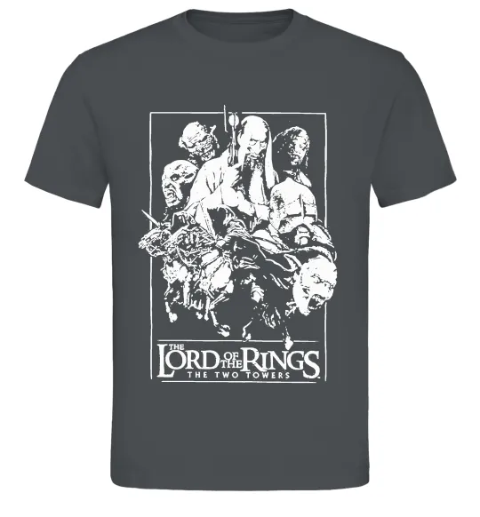 Мужская футболка The two towers Графит фото