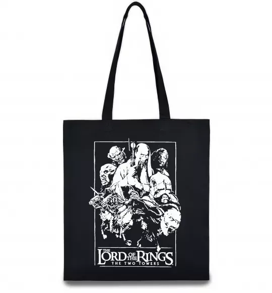 Эко-сумка The two towers Черный фото