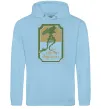 Женская толстовка (худи) The green dragon Голубой фото