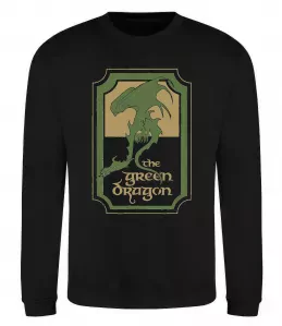 Свитшот The green dragon Черный фото