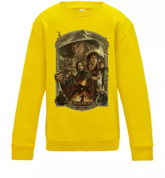 Детский Свитшот The fellowship of the ring Солнечно желтый фото