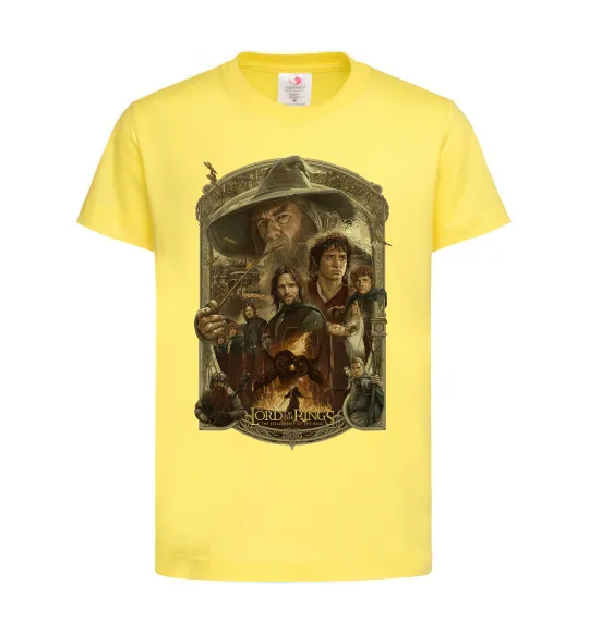 Детская футболка The fellowship of the ring Лимонный фото