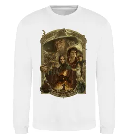 Свитшот The fellowship of the ring Белый фото