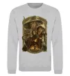 Свитшот The fellowship of the ring Серый меланж фото