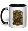 Чашка с цветной ручкой The fellowship of the ring Черный фото