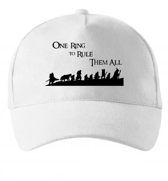 Кепка One ring Білий фото