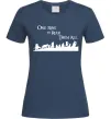 Жіноча футболка One ring Темно-синій фото