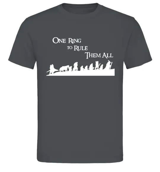 Мужская футболка One ring Графит фото