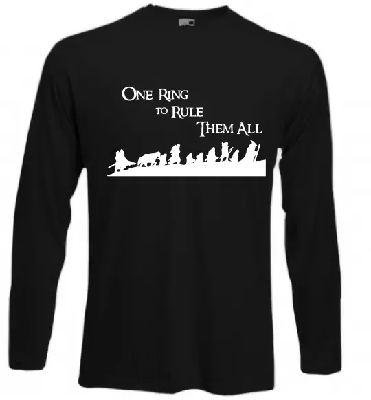 Лонгслив One ring Черный фото