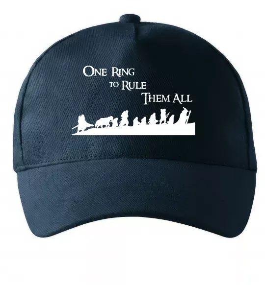 Кепка One ring Темно-синій фото