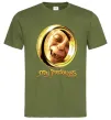 Чоловіча футболка My Preciousss Оливковий фото